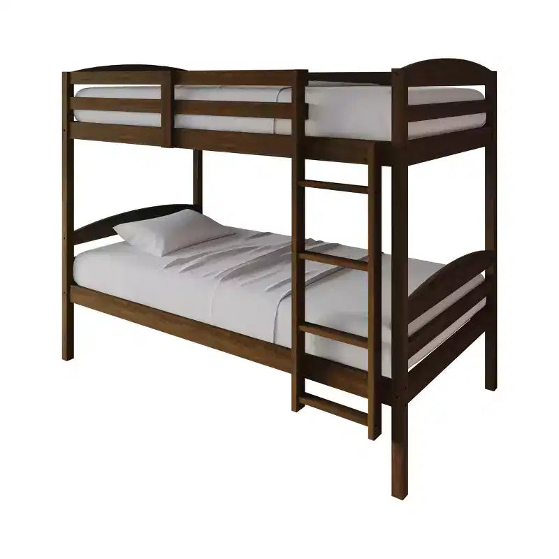 ChaletPosh Twin Over Twin Size Wooden Bunk Bed