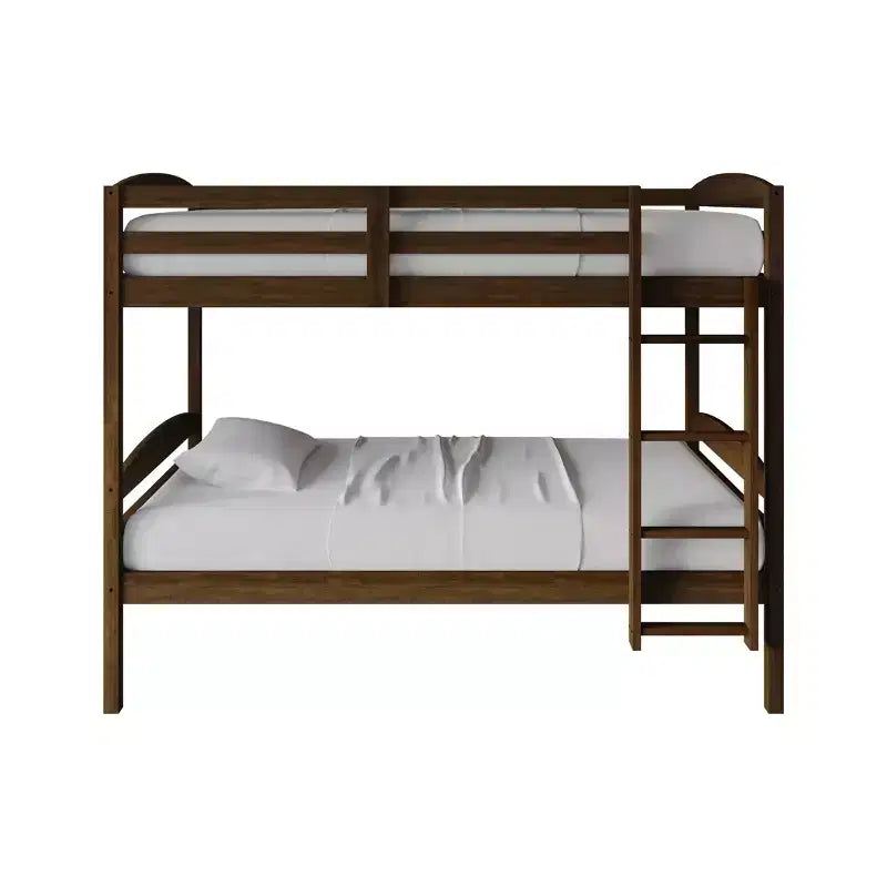ChaletPosh Twin Over Twin Size Wooden Bunk Bed