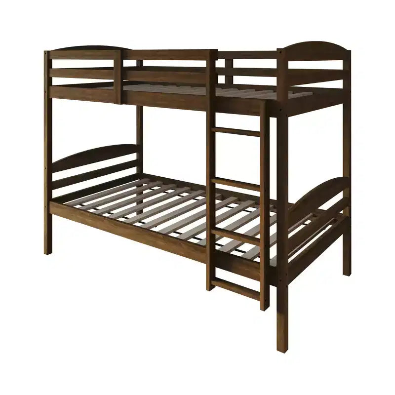 ChaletPosh Twin Over Twin Size Wooden Bunk Bed