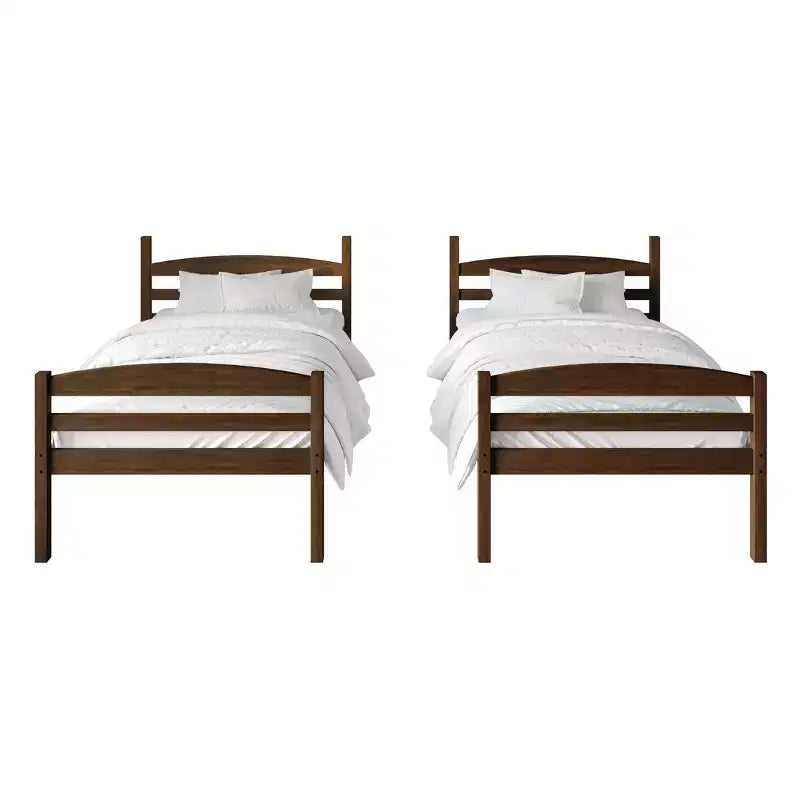 ChaletPosh Twin Over Twin Size Wooden Bunk Bed