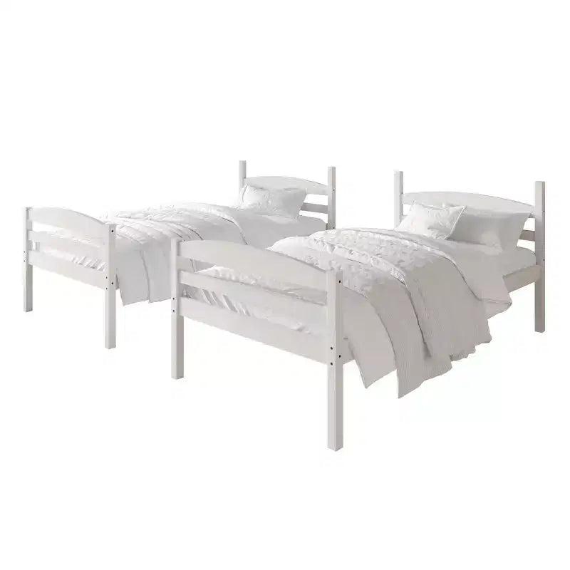 ChaletPosh Twin Over Twin Size Wooden Bunk Bed