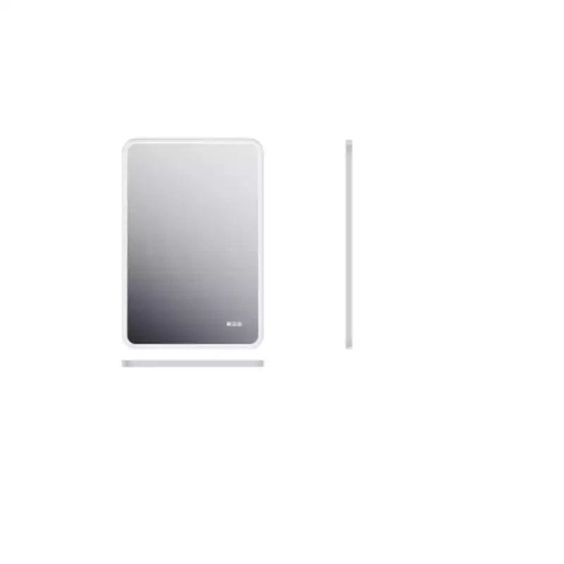 Anti-Fog LED Wall Mirror, 24 X 32 Rectangular Framed, Dimmable Lighted Vanity Mirror