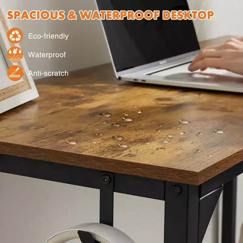 30 Inch Game Computer Desk with Storage, Home Office Modern Simple Style PC Table for Youth Student Adult