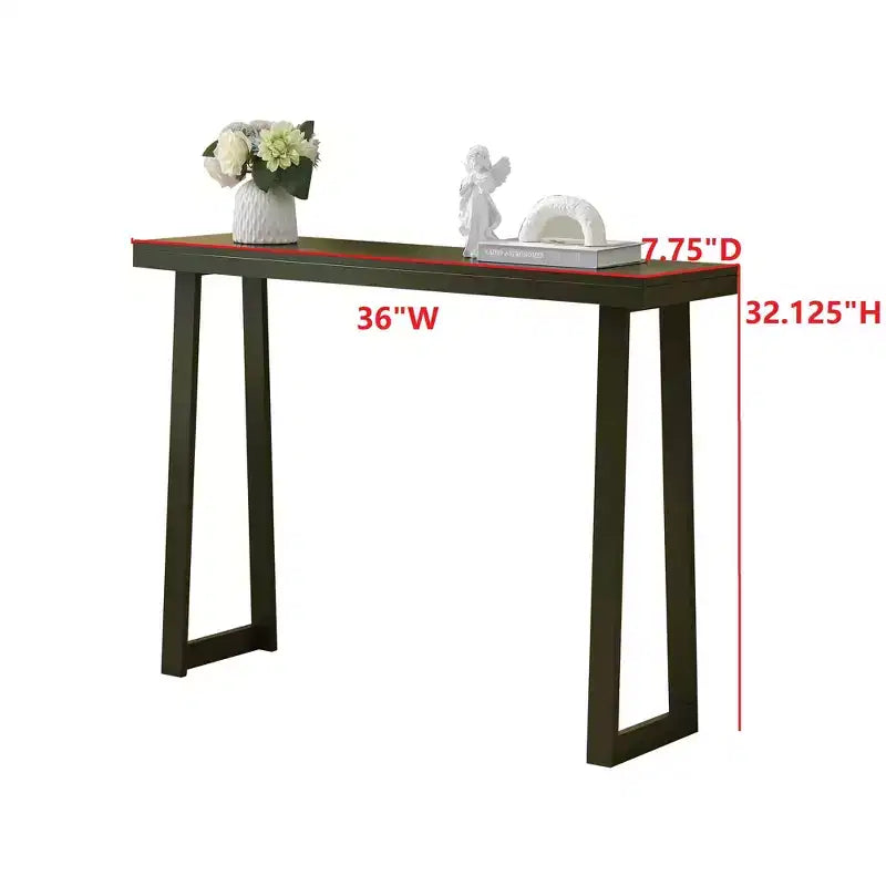 Kings Brand Furniture Claude Console Table, Modern Entryway Table with Sleek Design for Hallway, Living Room, or Behind Sofa