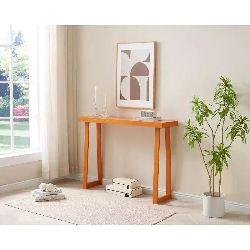 Kings Brand Furniture Claude Console Table, Modern Entryway Table with Sleek Design for Hallway, Living Room, or Behind Sofa