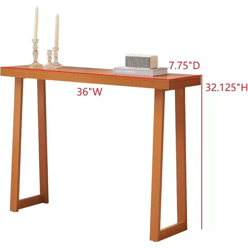 Kings Brand Furniture Claude Console Table, Modern Entryway Table with Sleek Design for Hallway, Living Room, or Behind Sofa