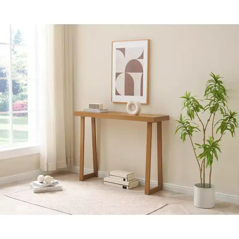 Kings Brand Furniture Claude Console Table, Modern Entryway Table with Sleek Design for Hallway, Living Room, or Behind Sofa