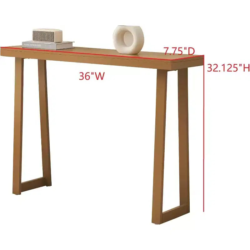 Kings Brand Furniture Claude Console Table, Modern Entryway Table with Sleek Design for Hallway, Living Room, or Behind Sofa