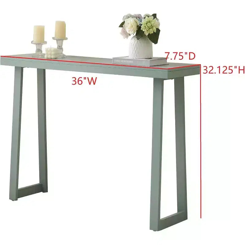 Kings Brand Furniture Claude Console Table, Modern Entryway Table with Sleek Design for Hallway, Living Room, or Behind Sofa