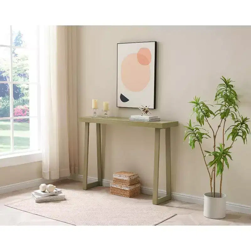 Kings Brand Furniture Claude Console Table, Modern Entryway Table with Sleek Design for Hallway, Living Room, or Behind Sofa