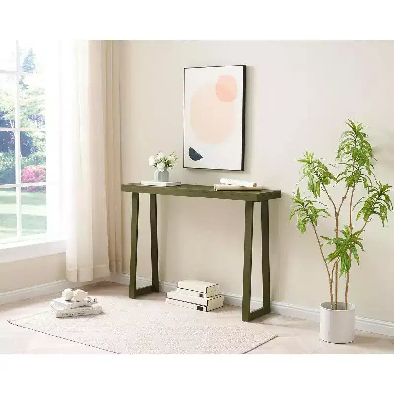 Kings Brand Furniture Claude Console Table, Modern Entryway Table with Sleek Design for Hallway, Living Room, or Behind Sofa