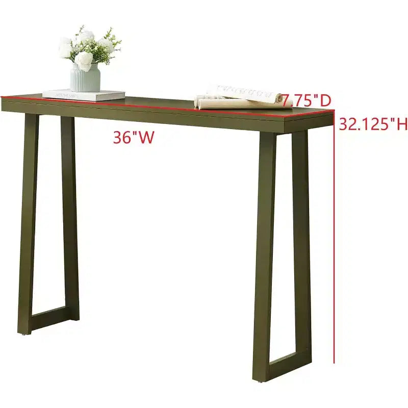 Kings Brand Furniture Claude Console Table, Modern Entryway Table with Sleek Design for Hallway, Living Room, or Behind Sofa