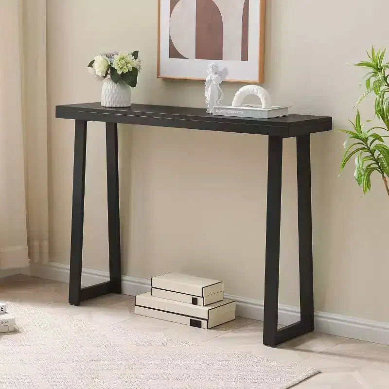 Kings Brand Furniture Claude Console Table, Modern Entryway Table with Sleek Design for Hallway, Living Room, or Behind Sofa