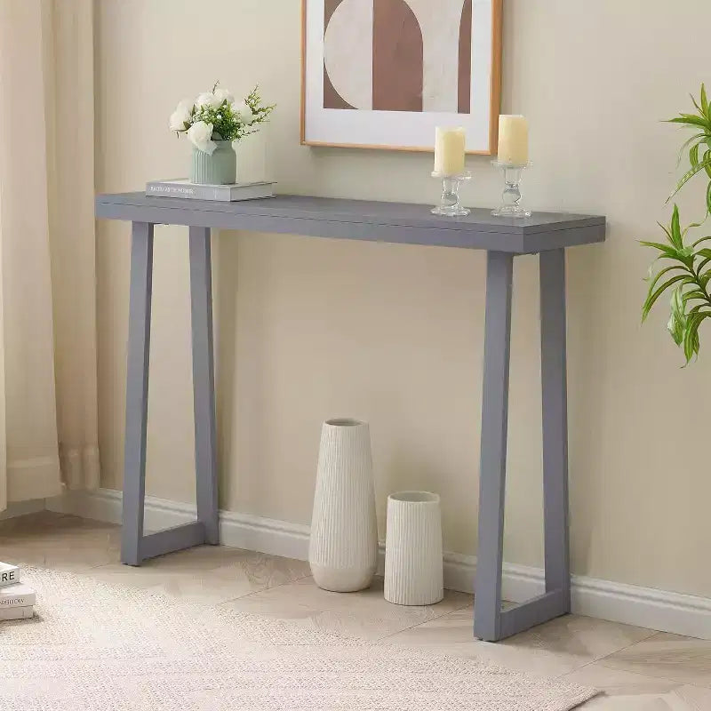 Kings Brand Furniture Claude Console Table, Modern Entryway Table with Sleek Design for Hallway, Living Room, or Behind Sofa