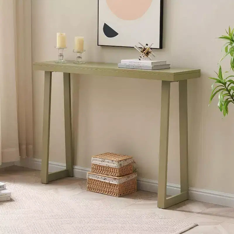 Kings Brand Furniture Claude Console Table, Modern Entryway Table with Sleek Design for Hallway, Living Room, or Behind Sofa