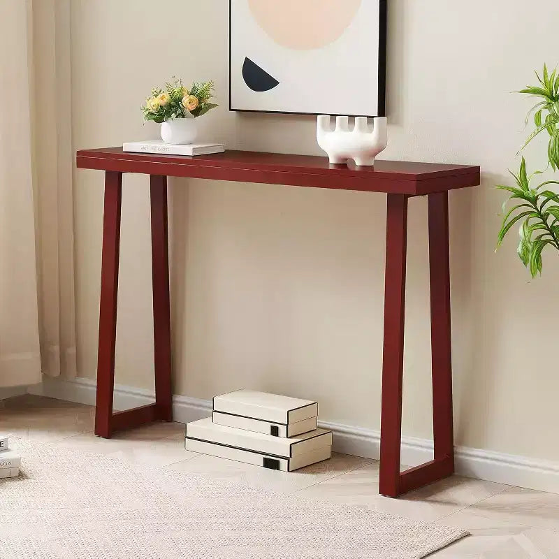 Kings Brand Furniture Claude Console Table, Modern Entryway Table with Sleek Design for Hallway, Living Room, or Behind Sofa