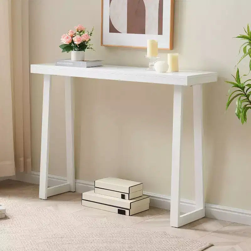 Kings Brand Furniture Claude Console Table, Modern Entryway Table with Sleek Design for Hallway, Living Room, or Behind Sofa