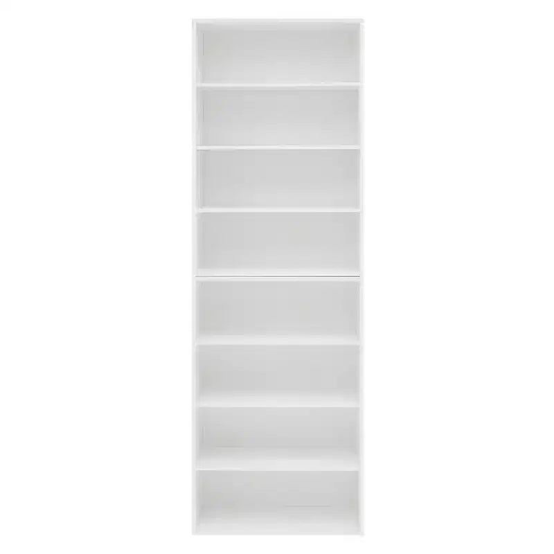 MAYEERTY 8-Layer Adjustable Shelf Bookcase, 2-in-1 Detachable Storage Cabinet for Home Office Living Room Bedroom