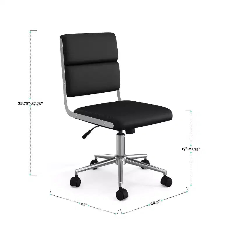 Martha Stewart Lulu Upholstered Office Chair