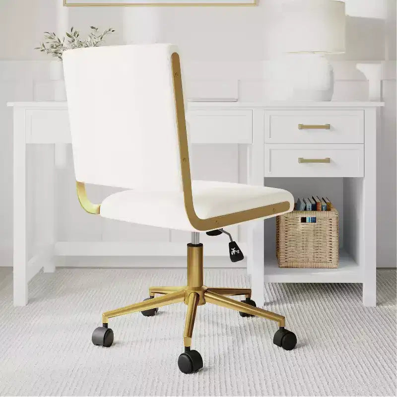 Martha Stewart Lulu Upholstered Office Chair