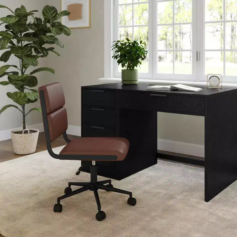 Martha Stewart Lulu Upholstered Office Chair