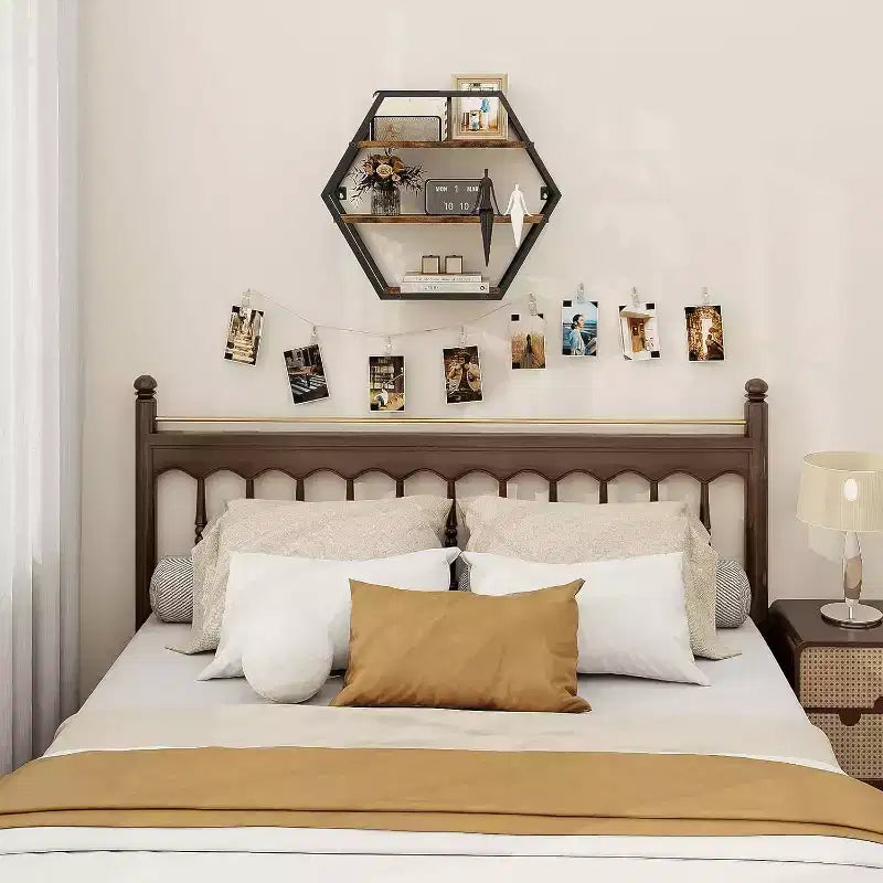 Home Collection Hexagon Floating Shelves for Wall