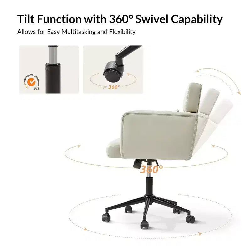 Valerie Mid-century Modern Office Chair|HULALA HOME